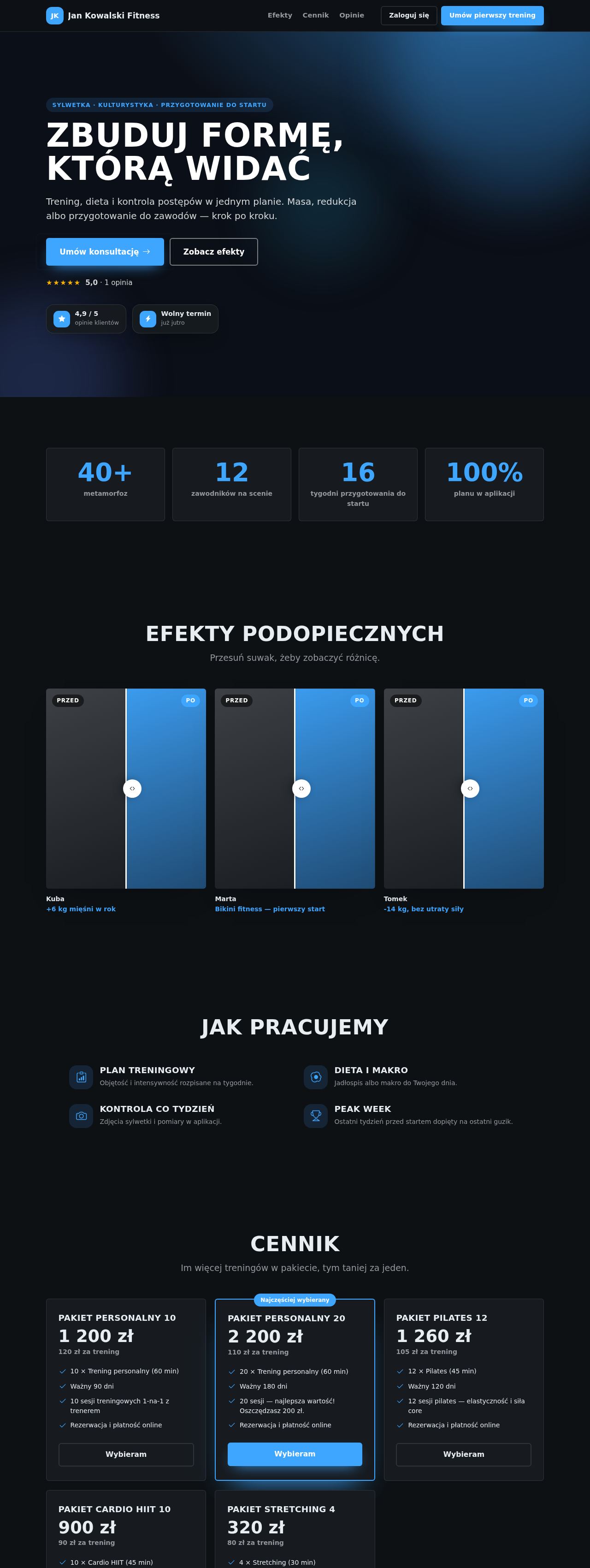 Szablon strony: Forma